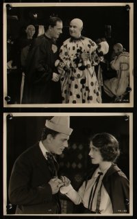 7k0285 HE WHO GETS SLAPPED 3 8x10 stills 1924 one with Lon Chaney in full clown make up!