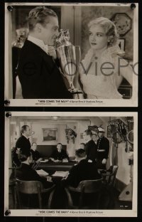7k0246 HERE COMES THE NAVY 4 8x10 stills 1934 James Cagney, Pat O'Brien, Gloria Stuart, different!