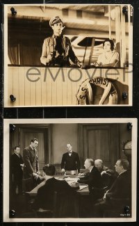 7k0183 HIS WOMAN 7 8x10 key book stills 1931 Gary Cooper doesn't know prostitute Colbert's past!