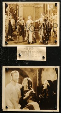 7k0229 KING OF KINGS 5 8x10 stills 1927 Cecil B. DeMille epic, great images of H.B. Warner & more!