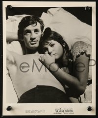 7k0345 LA VIACCIA 2 8x10 stills 1962 w/close up of Jean Paul Belmondo & Claudia Cardinale in bed!
