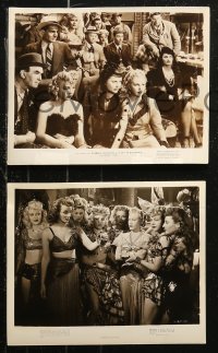 7k0247 LADY OF BURLESQUE 4 8x10 stills 1943 sexy Barbara Stanwyck as Gypsy Rose Lee-like stripper!