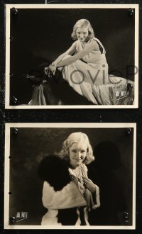 7k0231 LINDA WATKINS 5 8x11 key book stills 1930s wonderful close portraits of the sexy blonde star!