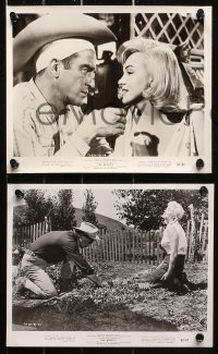 7k0164 MISFITS 8 8x10 stills 1961 great images of Marilyn Monroe, Clark Gable, Ritter and Wallach!