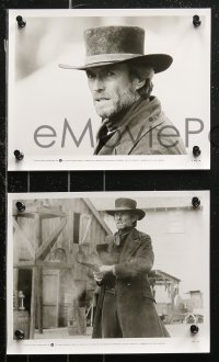 7k0092 PALE RIDER 14 8x10 stills 1985 great images of cowboy Clint Eastwood, Michael Moriarty!