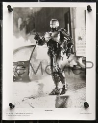 7k0136 ROBOCOP 2 10 8x10 stills 1990 great images of cyborg policeman Peter Weller, sci-fi sequel!