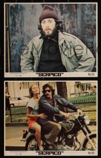 7k0033 SERPICO 7 8x10 mini LCs 1974 Al Pacino on the streets, Sidney Lumet crime classic!