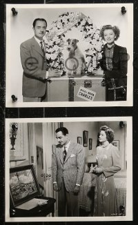 7k0312 THIN MAN GOES HOME 3 8x10 stills 1944 images of William Powell, Myrna Loy & Asta the dog too!