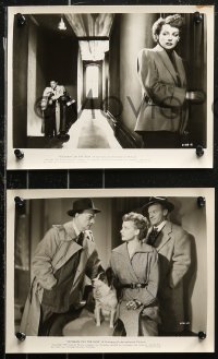 7k0177 WOMAN ON THE RUN 8 8x10 stills 1950 all with sexy Ann Sheridan, Dennis O'Keefe, film noir!
