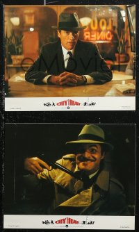 7k0006 CITY HEAT 8 color English FOH LCs 1985 Clint Eastwood the cop & Burt Reynolds the detective!