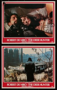 7k0045 DEER HUNTER 4 color English FOH LCs 1979 directed by Michael Cimino, De Niro, different!