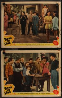 7k0725 BORN TO SING 4 LCs 1942 images of wacky Virginia Weidler, Leo Gorcey but no Dead End Kids!