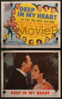 7k0421 DEEP IN MY HEART 8 LCs 1954 MGM's finest all-star musical, Jose Ferrer, Merle Oberon!