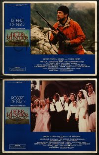 7k0809 DEER HUNTER 3 LCs 1978 Michael Cimino, Robert De Niro, Walken, top cast, Mantel border art!