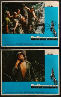 7k0675 DELIVERANCE 5 int'l LCs 1972 Jon Voight, Burt Reynolds, Ned Beatty, John Boorman classic!