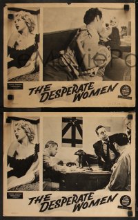 7k0676 DESPERATE WOMEN 5 LCs 1955 bad girls invovled with pills and gangsters!