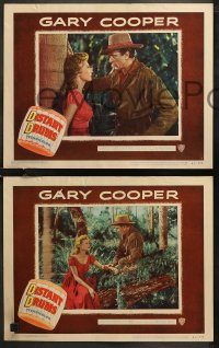 7k0426 DISTANT DRUMS 8 LCs 1951 Gary Cooper in the Florida Everglades, directed by Raoul Walsh!