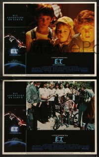 7k0431 E.T. THE EXTRA TERRESTRIAL 8 LCs 1982 Steven Spielberg classic, Henry Thomas, Drew Barrymore!