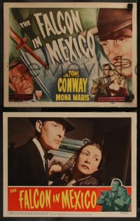 7k0437 FALCON IN MEXICO 8 LCs 1944 cool images of Tom Conway & Mona Maris, film noir!