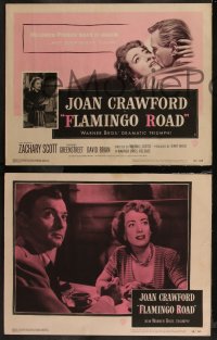7k0440 FLAMINGO ROAD 8 LCs 1949 directed by Michael Curtiz, Joan Crawford, Sydney Greenstreet!