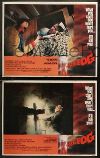 7k0681 FOG 5 LCs 1980 John Carpenter, sexy Jamie Lee Curtis, Hal Holbrook, great horror images!