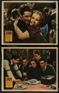 7k0823 FOUR SONS 3 LCs 1940 Don Ameche & his Czecho-German brothers in World War II!
