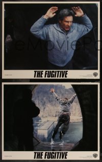7k0444 FUGITIVE 8 LCs 1993 escaped convict Harrison Ford is on the run from Tommy Lee Jones!