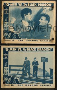 7k0742 G-MEN VS. THE BLACK DRAGON 4 chapter 10 LCs 1943 Rod Cameron, The Dragon Strikes, serial!