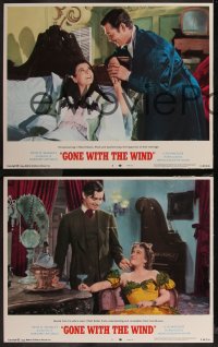 7k0591 GONE WITH THE WIND 7 LCs R1968 Clark Gable, Vivien Leigh, Olivia De Havilland, Howard!