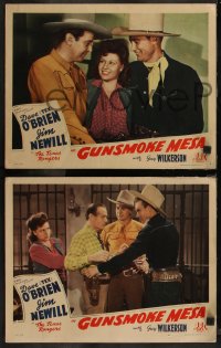 7k0828 GUNSMOKE MESA 3 LCs 1944 great images of western cowboy Tex O'Brien & Texas Rangers!