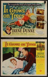 7k0476 IT GROWS ON TREES 8 LCs 1952 Irene Dunne & Dean Jagger, Joan Evans, Richard Crenna!