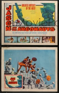 7k0478 JASON & THE ARGONAUTS 8 LCs 1963 Armstrong, great special effects scenes by Ray Harryhausen!