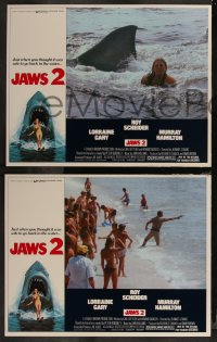 7k0747 JAWS 2 4 LCs 1978 Roy Scheider, Lorraine Gary, just when you thought it was safe to go back!