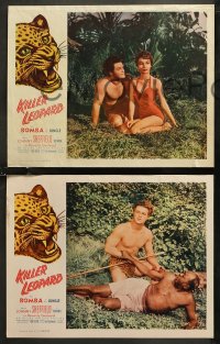 7k0482 KILLER LEOPARD 8 LCs 1954 Sheffield as Bomba the Jungle Boy, 1000 savage perils!