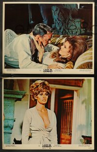 7k0636 LADY IN CEMENT 6 LCs 1968 images of sexy Raquel Welch and detective Frank Sinatra!