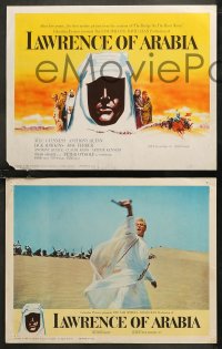 7k0487 LAWRENCE OF ARABIA 8 LCs 1962 Peter O'Toole, Claude Rains, Anthony Quayle, complete set!