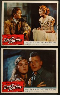 7k0488 LIGHT IN THE FOREST 8 LCs 1958 Disney, Fess Parker, images of James MacArthur!