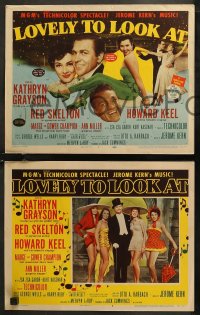 7k0496 LOVELY TO LOOK AT 8 LCs 1952 sexy Ann Miller, wacky Red Skelton, Howard Keel & Kathryn Grayson