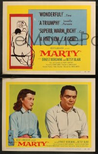 7k0502 MARTY 8 LCs 1955 directed by Delbert Mann, Ernest Borgnine, written by Paddy Chayefsky!
