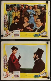 7k0598 MOULIN ROUGE 7 LCs 1953 cool images of Jose Ferrer as Toulouse-Lautrec, Zsa Zsa Gabor!