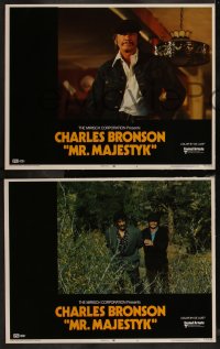 7k0512 MR. MAJESTYK 8 LCs 1974 cool images of Charles Bronson, written by Elmore Leonard!
