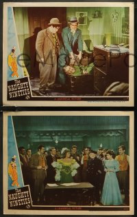 7k0850 NAUGHTY NINETIES 3 LCs 1945 Bud Abbott & Lou Costello in one, Alan Curtis, gambling!