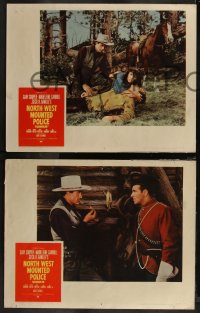 7k0522 NORTH WEST MOUNTED POLICE 8 LCs R1958 Cecil B. DeMille, Gary Cooper, Madeleine Carroll!