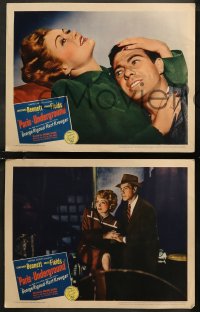 7k0859 PARIS-UNDERGROUND 3 LCs 1945 Constance Bennett, Gracie Fields, a kiss wins more than a sword!