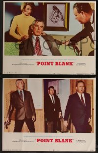 7k0529 POINT BLANK 8 LCs 1967 cool images of Lee Marvin, Angie Dickinson, John Boorman film noir!