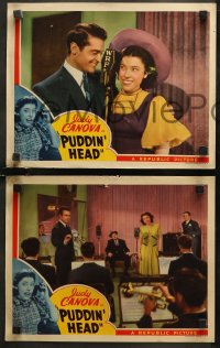 7k0766 PUDDIN' HEAD 4 LCs 1941 wacky Judy Canova, Francis Lederer & Raymond Walburn!