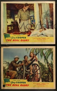 7k0867 REAL GLORY 3 LCs 1939 great images of Army doctor Gary Cooper, David Niven, Andrea Leeds!