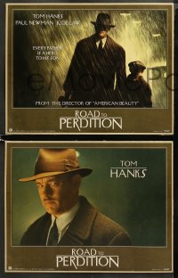 7k0371 ROAD TO PERDITION 11 LCs 2002 directed by Sam Mendes, Tom Hanks, Paul Newman, Jude Law!