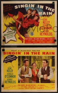 7k0549 SINGIN' IN THE RAIN 8 LCs 1952 Gene Kelly, Debbie Reynolds, Donald O'Connor, complete set!