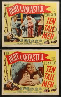 7k0569 TEN TALL MEN 8 LCs 1951 French Foreign Legionnaire Burt Lancaster with Jody Lawrence!